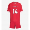 Liverpool Federico Chiesa #14 Hemmatröja Barn 2025-26 Kortärmad (+ Korta byxor)